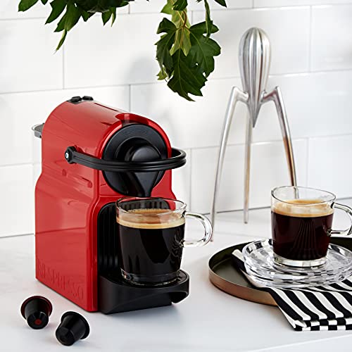 CafeLux Inissia : Capacité du réservoir d'eau 0,7 L, couleur rouge rubis
