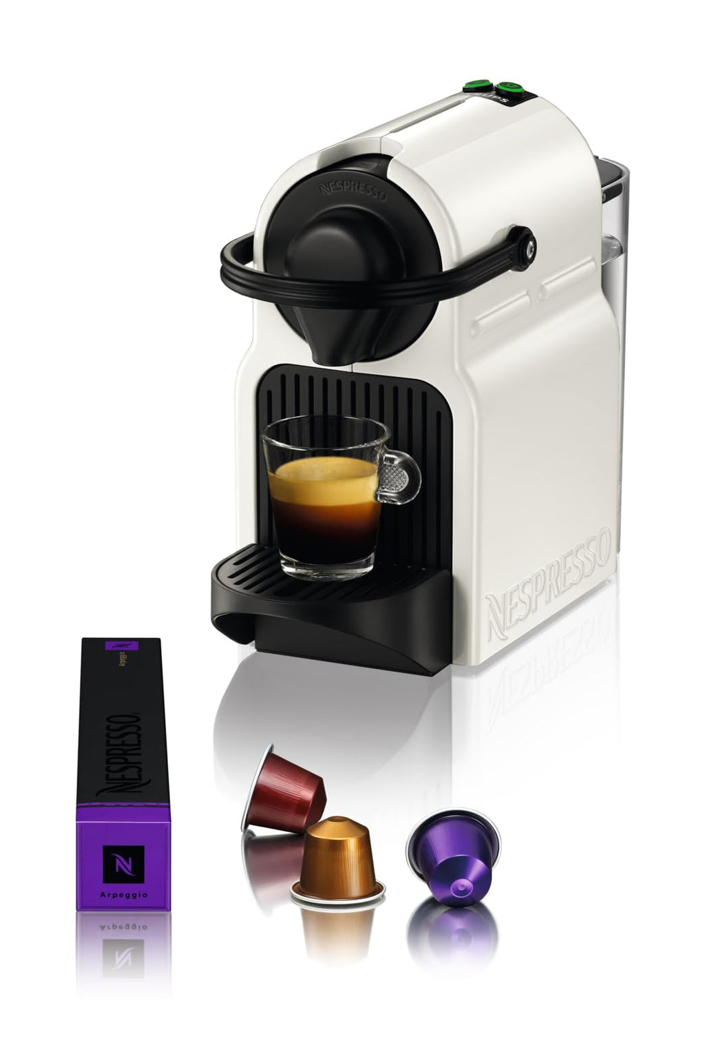 CafeLux Machine à Café Inissia Blanche Cafetière Espresso