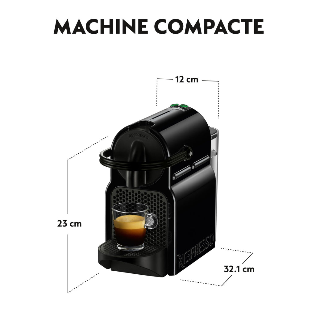 CafeLux Inissia, Machine à Café Automatique, Machine à Capsules pour une Seule Tasse
