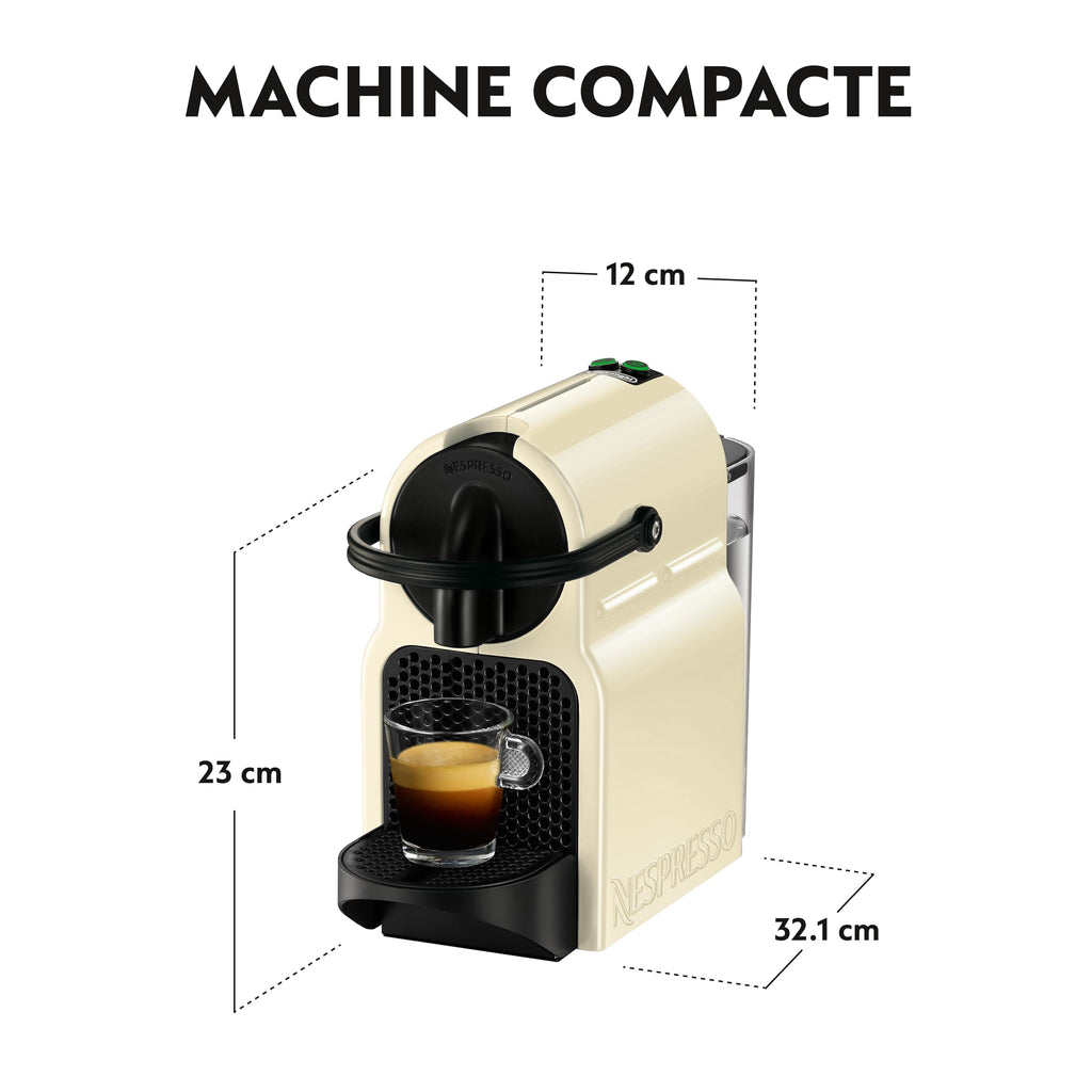 CafeLux Inissia , Machine à Café Automatique, Machine à Capsules pour une Seule Tasse